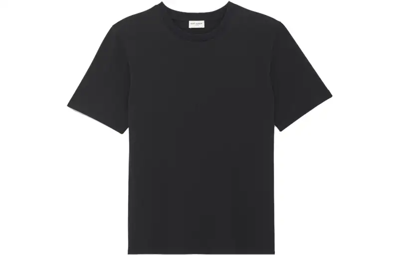 【Replicated_PM】logo-embroidered cotton T-shirt