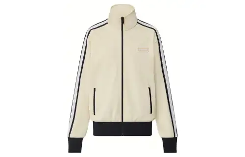 LOUIS VUITTON Racer Stripes Zip-Up Jacket