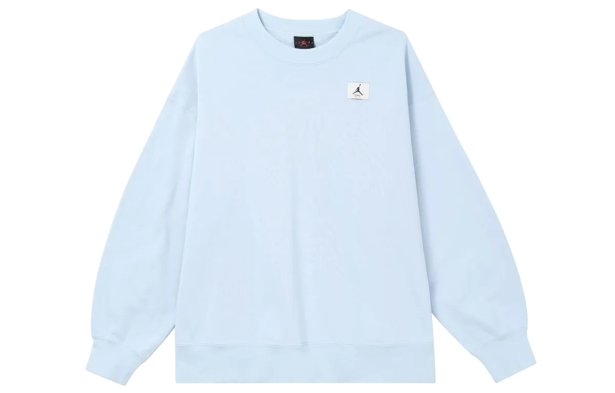 Jordan Sweatshirts Women's Ice Blue Crew Neck Moderate