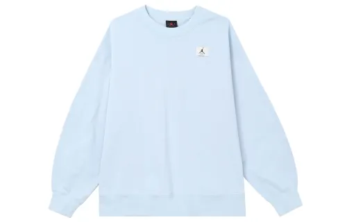 Jordan Sweatshirts Women's Ice Blue Crew Neck Moderate