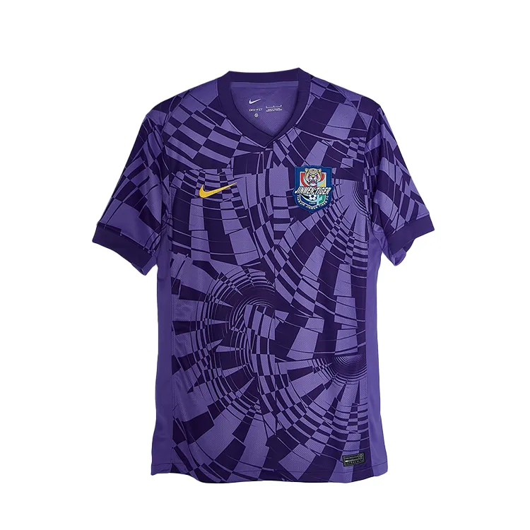 Nike Tianjin's Tiger Soccer Jersey Fan Edition Men's Purple