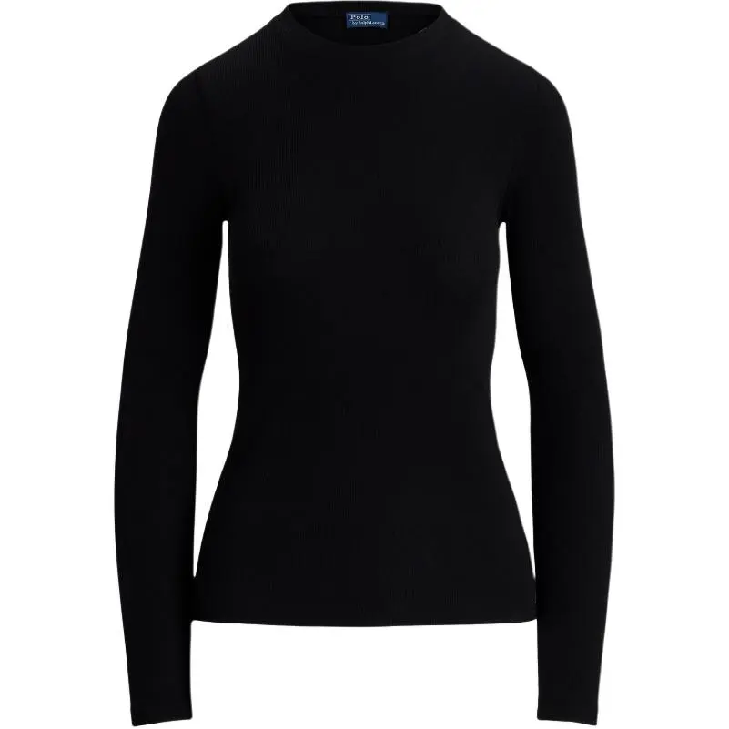 Polo Ralph Lauren Regular Sleeve T-Shirt Women's Black Slim Fit