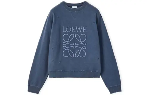 LOEWE Sweatshirt 'Trainquil Mountain Blue'
