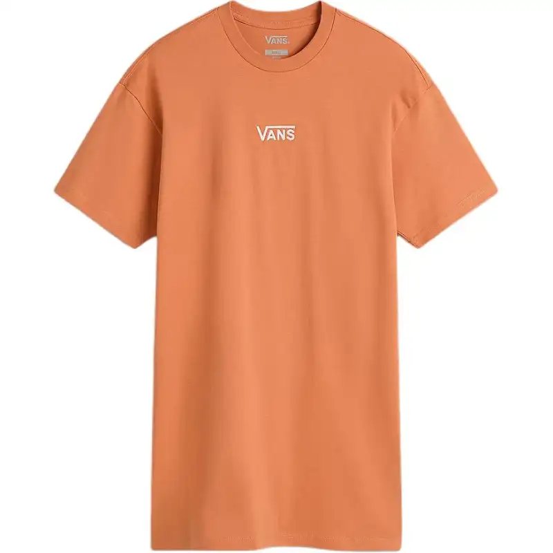 Vans CENTER Drop Shoulder Sleeve T Shirt Women's Orange