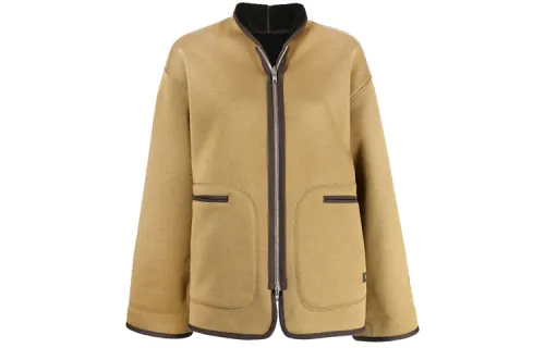 KENZO Jackets Women's Brown Lapel Moderate Other