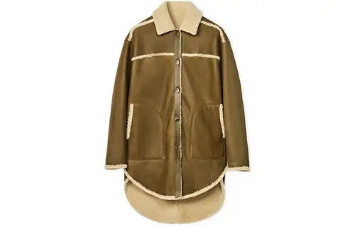 LOEWE Jackets Women's Brown Lapel Moderate Other