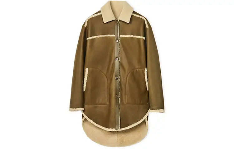 LOEWE Jackets Women's Brown Lapel Moderate Other