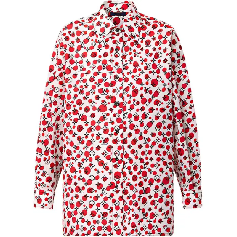 LOUIS VUITTON x Yayoi Kusama Shirt Women's Red