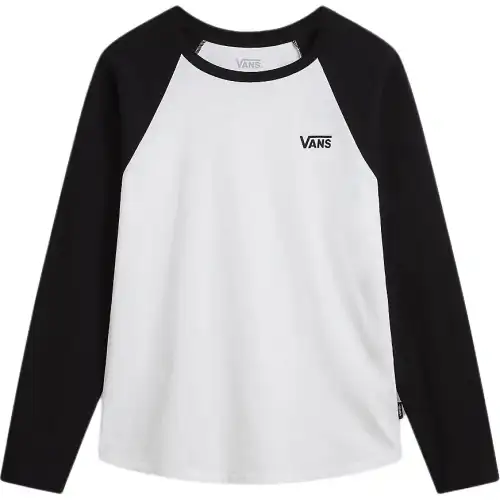 Vans Flying V Raglan Sleeve T Shirt Women's Black