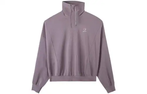 ANTA Variety Training Collection Sweatshirts Women's Purple Stand Collar Moderate Regular