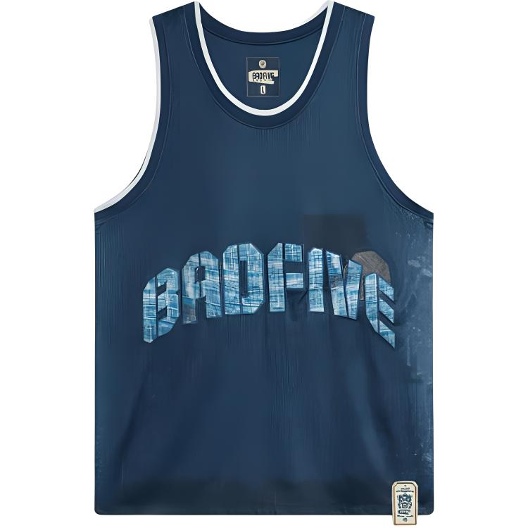Li Ning Basketball Jersey Men’s Sea Salt Blue All Over Print