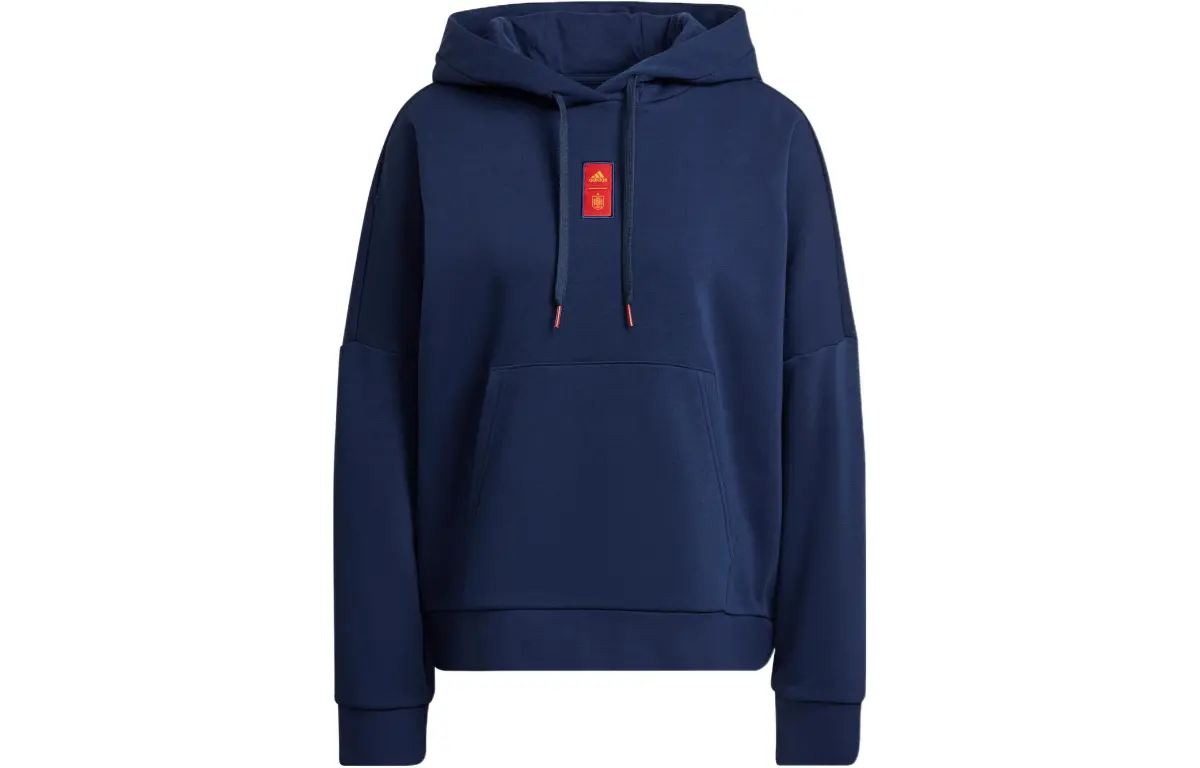 Adidas Sweatshirts Women's Blue Hooded Moderate Regular