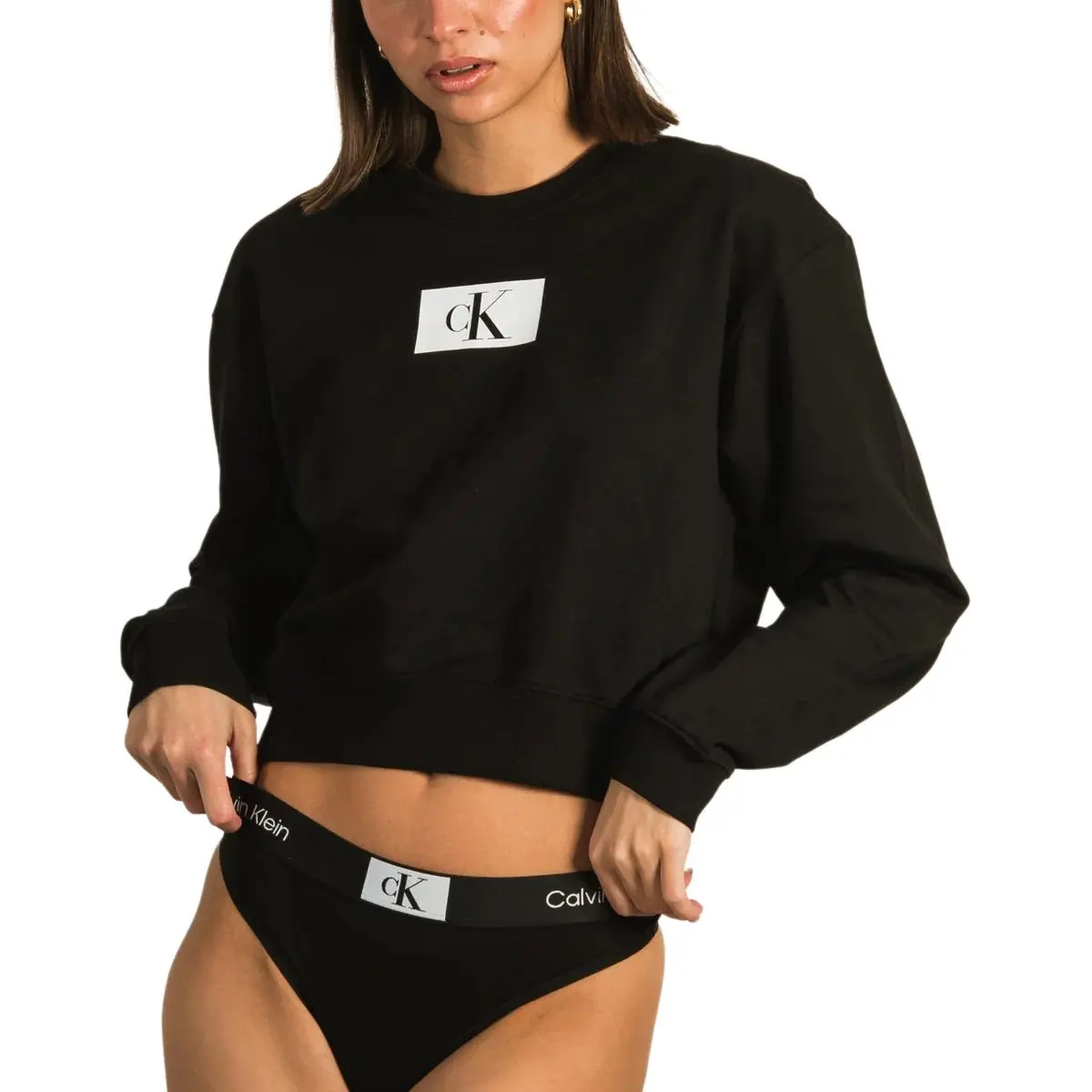 CALVIN KLEIN Sweatshirt Women's Black