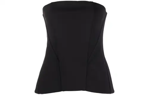 Vetements Strapless Tops Women's Black Moderate Other