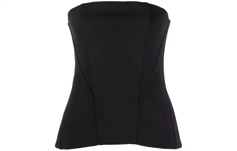 Vetements Strapless Tops Women's Black Moderate Other