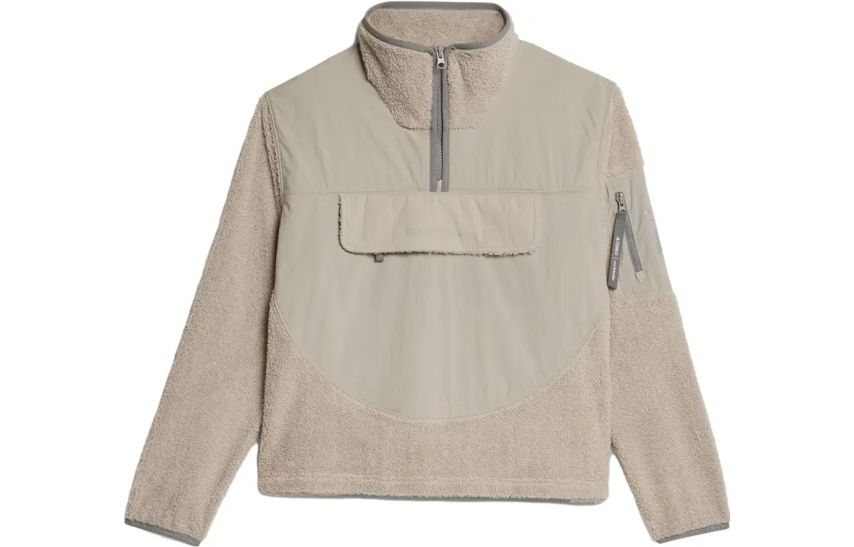 Adidas X And Wander Adidas TERREX X And Wander Sweatshirts Women's White Stand Collar Moderate Other