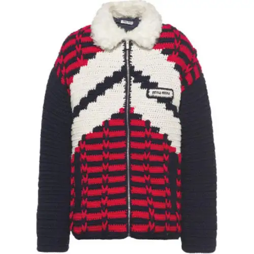 MIU MIU Pre Owned 2010 Crochet knit Jacket