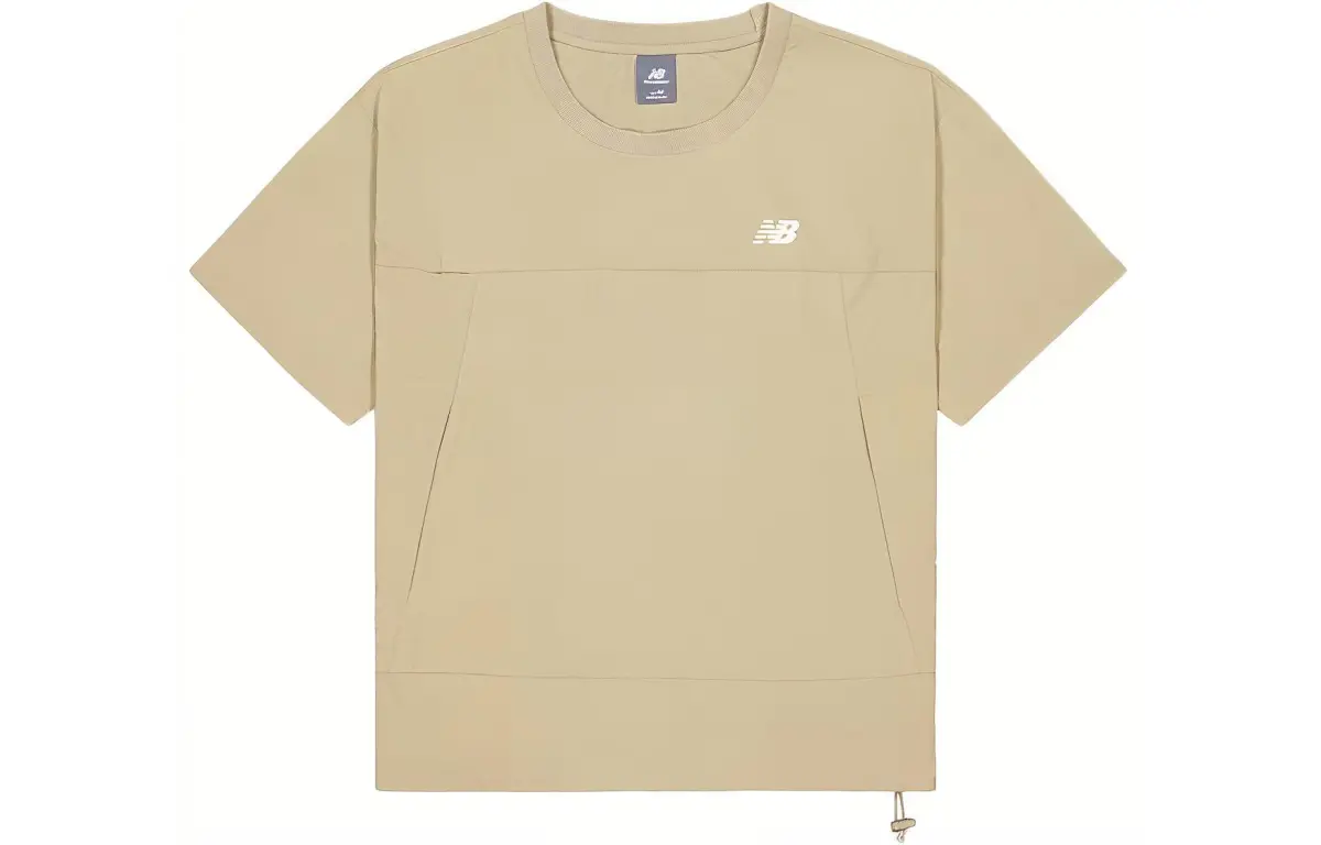 New Balance Drop Shoulder Sleeve T Shirt Women's Khaki