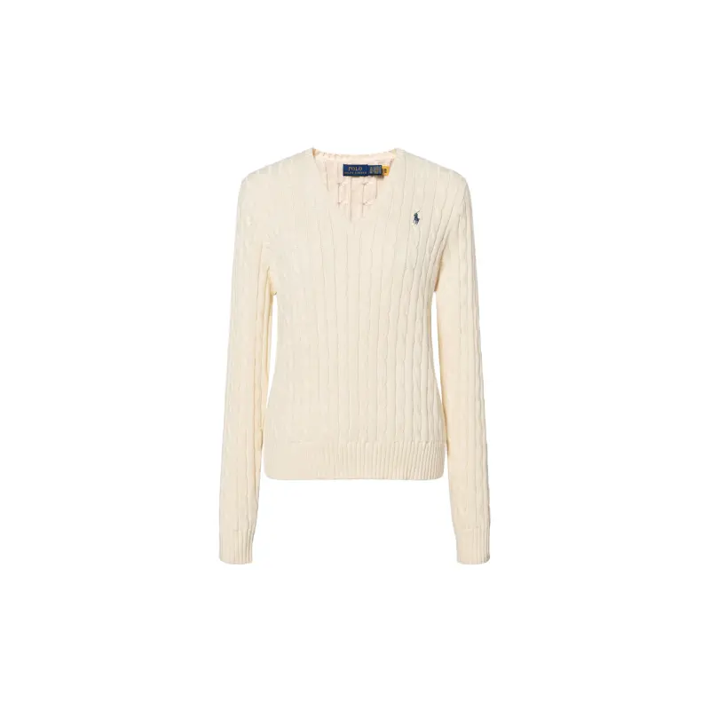 Polo Ralph Lauren SS23 Knitwear Standard Women's Cream White