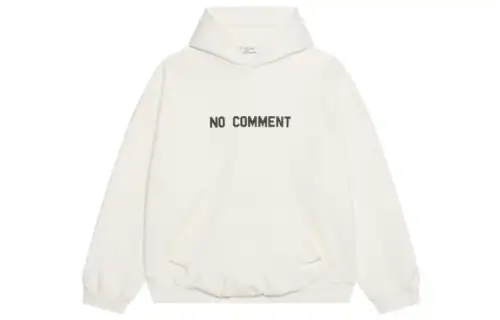 Balenciaga Slogan Printed Hoodie
