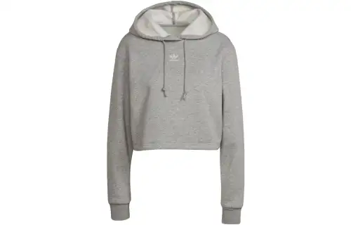 Adidas Originals Sweatshirts Women's Gray Hooded Moderate Regular