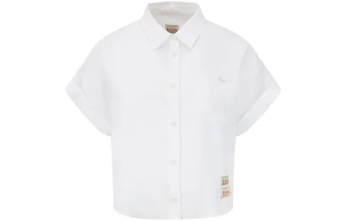 EVISU Shirts Women's White Lapel Moderate Other