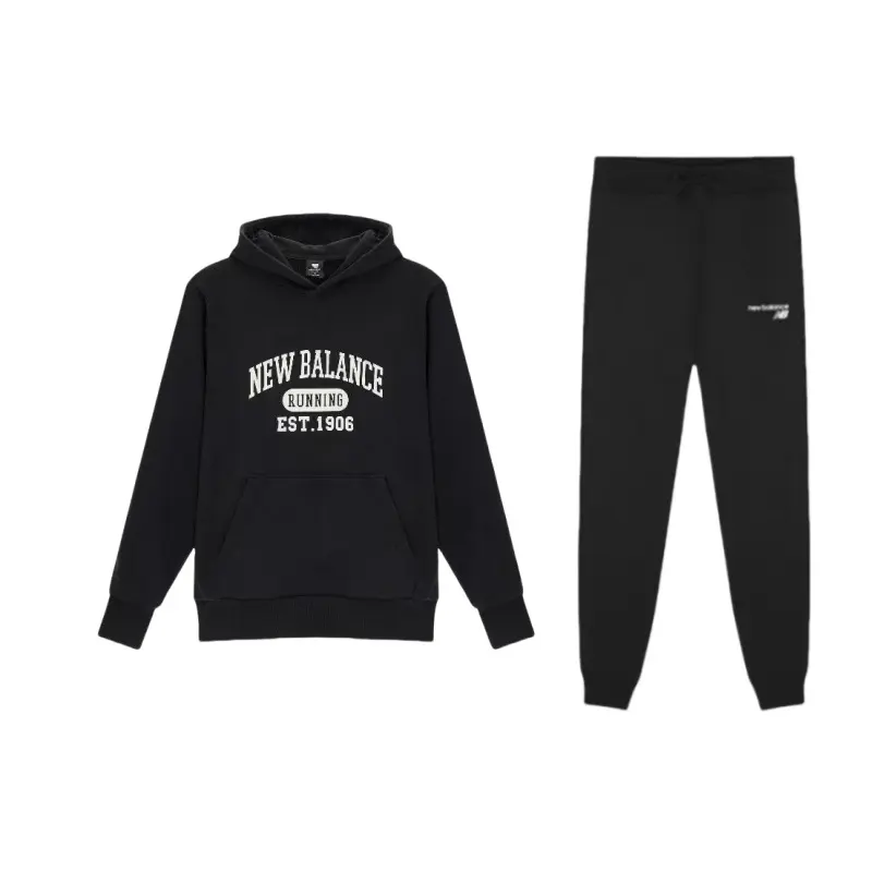 New Balance Sweatshirt Set Unisex Black