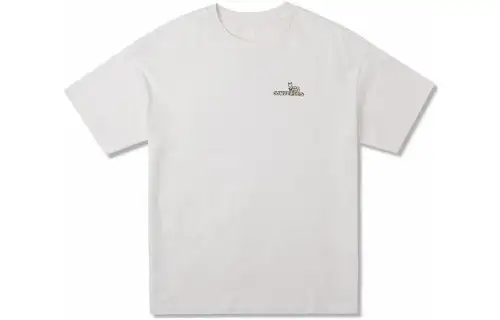 Converse T Shirts Women's White Crew Neck Moderate Straight Fit
