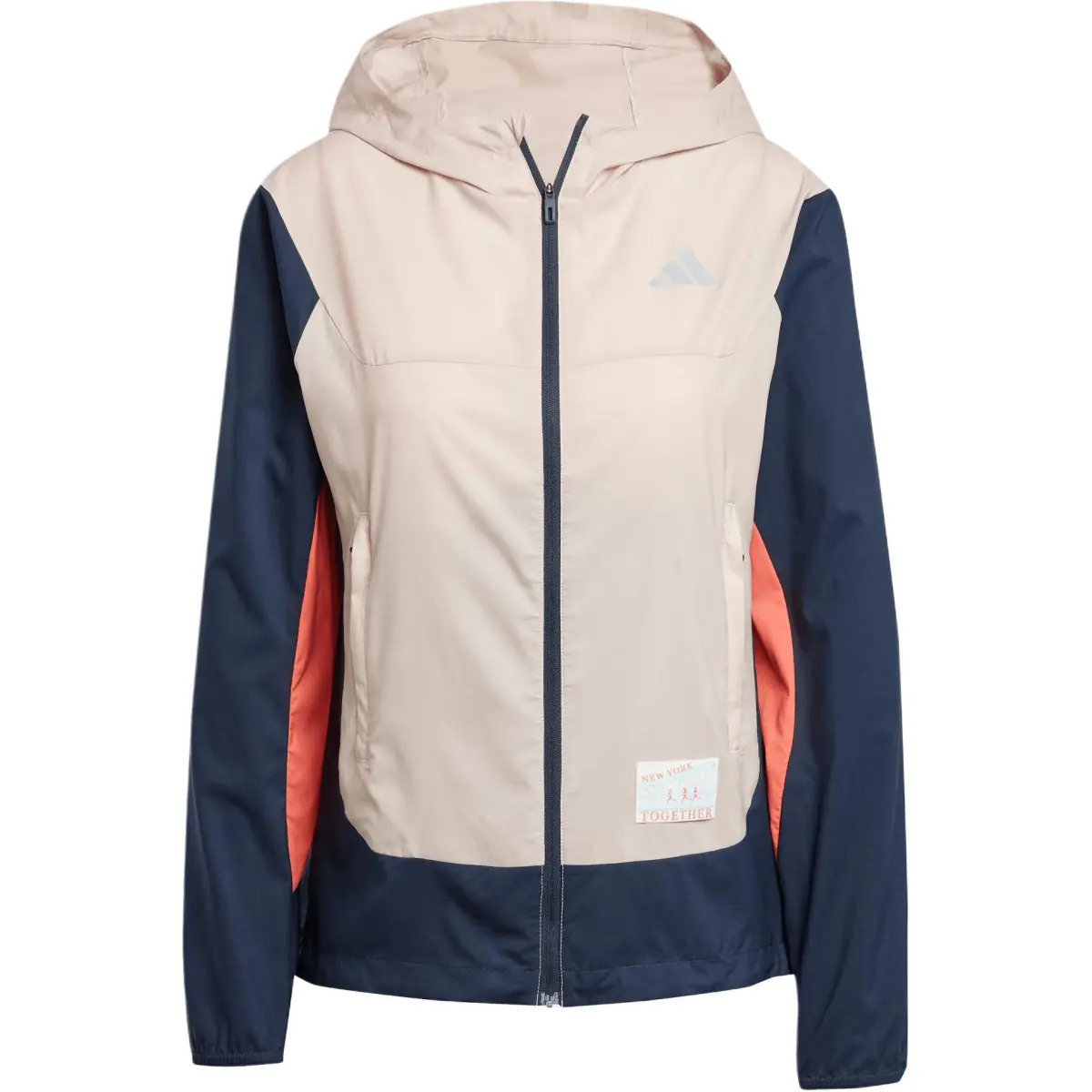Adidas New York City FC FW24 Jacket Women's Navy Blue/Wonder Taupe/Light Scarlet