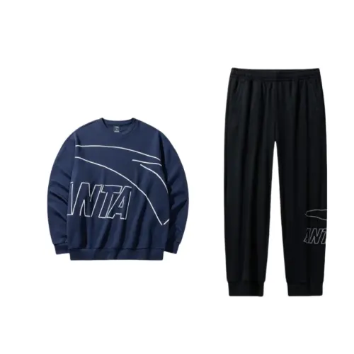 ANTA Sweatshirt Sets Unisex Crew Neck Moderate
