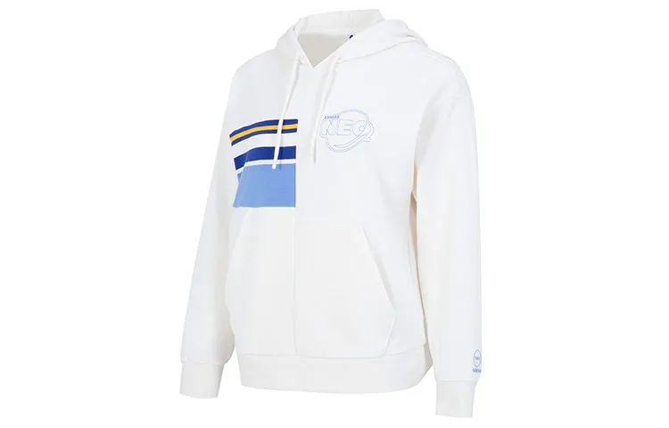 Adidas Sweatshirts Women's White Hooded Moderate Regular