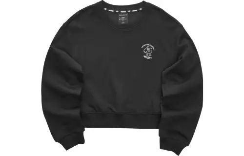 Skechers Colorful Sweatshirts Women's Carbon Black/0018 Crew Neck Moderate Regular