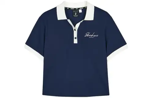 Skechers Polo Shirt Women's Marine Blue