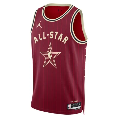 Jordan x NBA All Star Swingman Basketball Jersey Unisex Dark Red