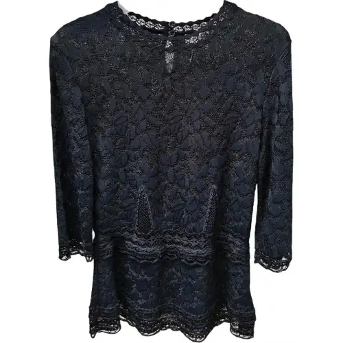 DIOR Shirts Women's Dark Blue Crew Neck Moderate Other