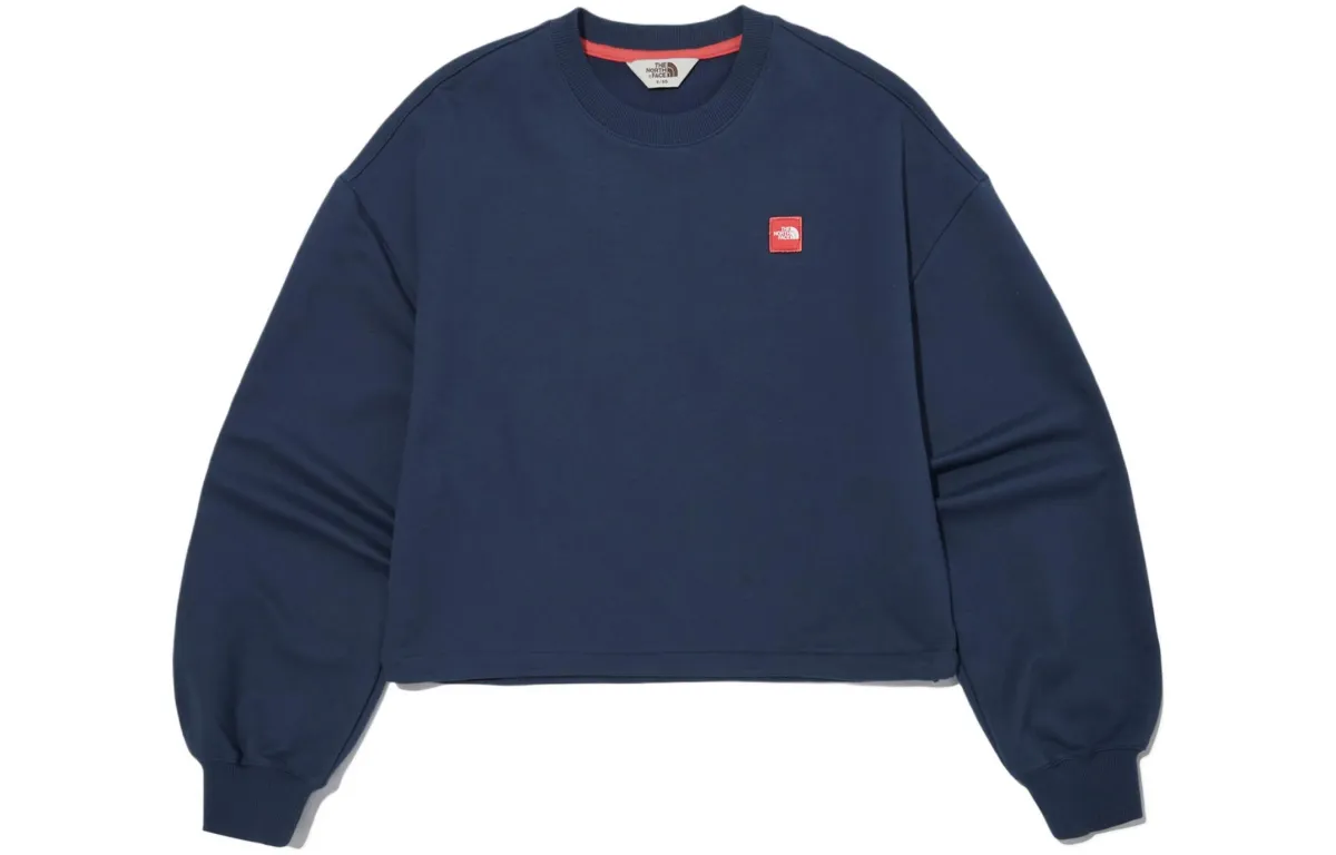 THE NORTH FACE Sweatshirts Women's Blue Crew Neck Moderate Regular