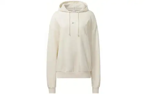 Reebok Sweatshirts Women's White Hooded Moderate Regular