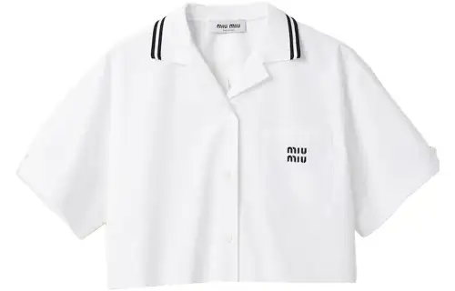 【Previous Season】logo-print poplin minidress