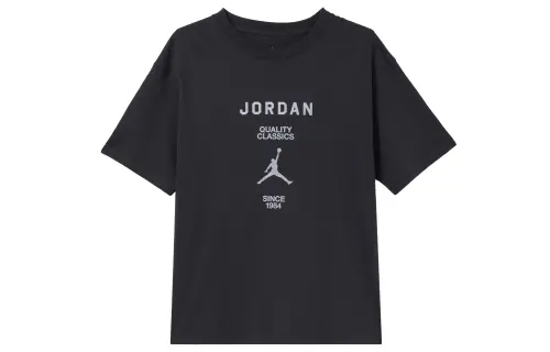 Jordan T Shirt Women's Gray Black/Sail White