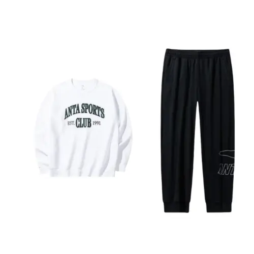 ANTA Sweatshirt Sets Unisex Crew Neck Moderate