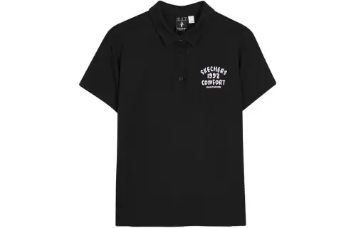 Skechers Polo Shirt Women's Carbon Black
