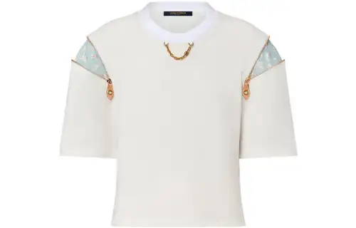 LOUIS VUITTON Zipper Sleeve T-Shirt