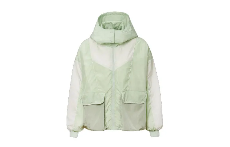 Converse Jackets Women's Green Hooded Moderate Other