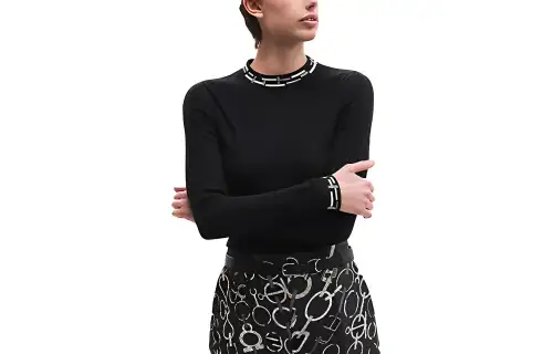 HERMES SS23 Knitwear Women's Black