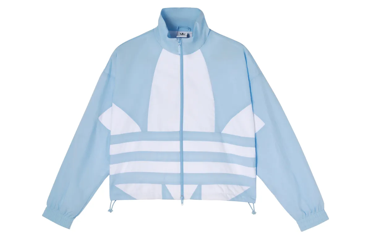Adidas Originals Large Jacket Fall Women's Light Blue
