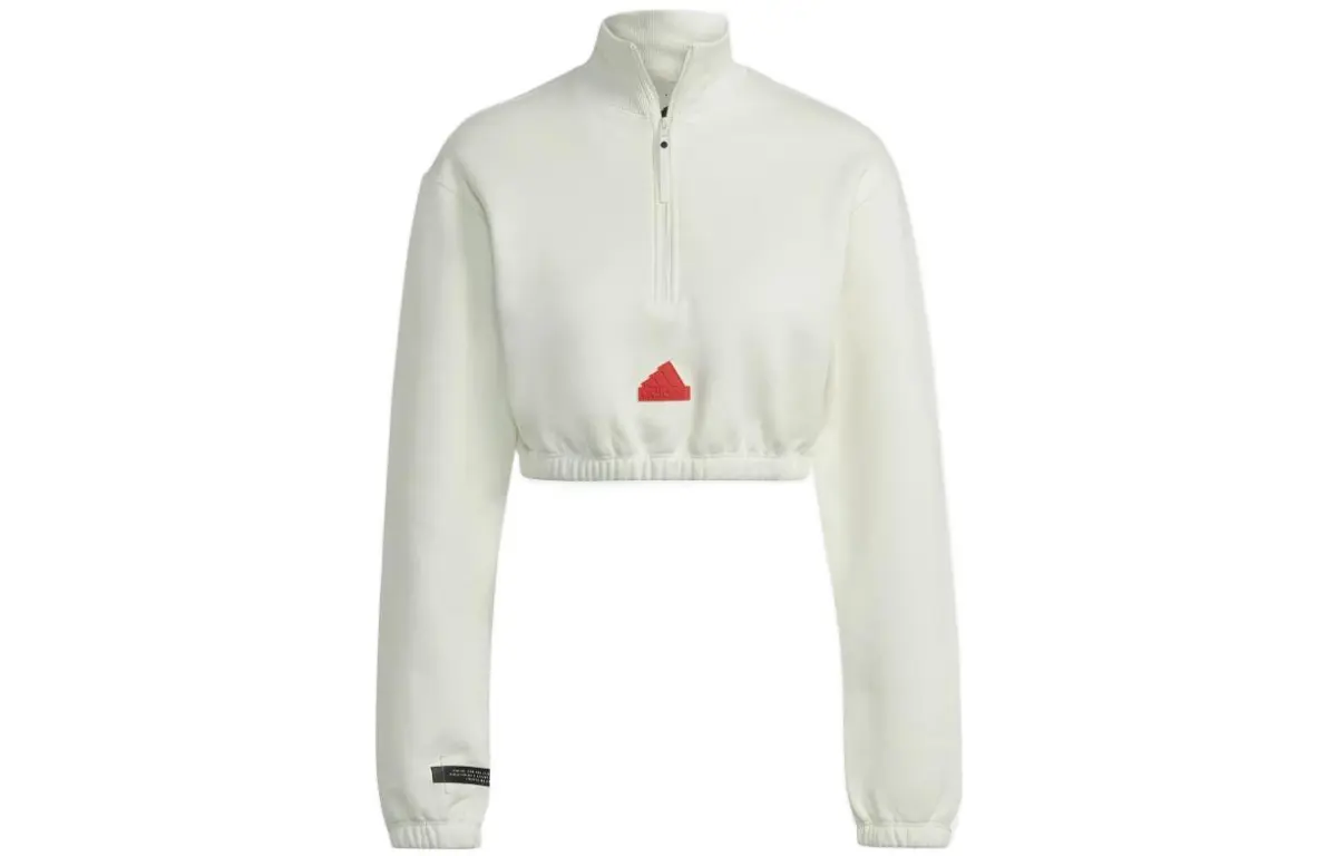 Adidas Originals Sweatshirt Coat Women's White