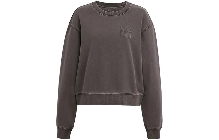 Женский свитшот COACH FW23 Logo (дымчато-серый)