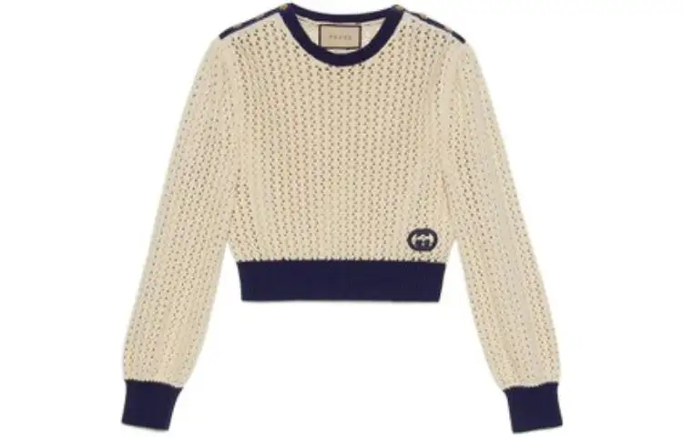 GUCCI FW22 Sweatshirt Women's Ivory White