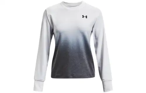 Under Armour Rival Sweatshirts Women's White Crew Neck Moderate Regular