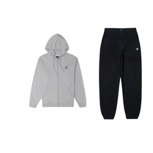 Converse Sweatshirt Sets Unisex Hooded Moderate